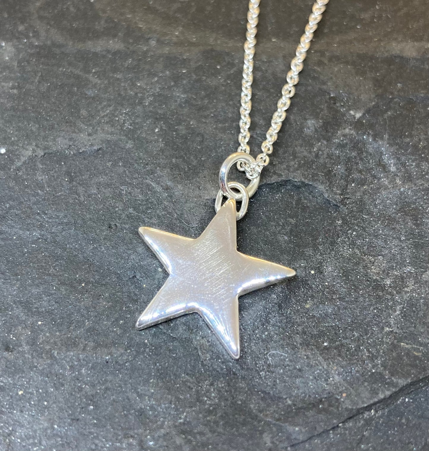 Sterling silver star pendant