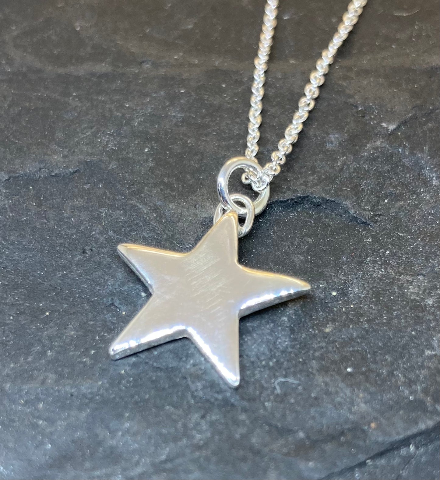 Sterling silver star pendant