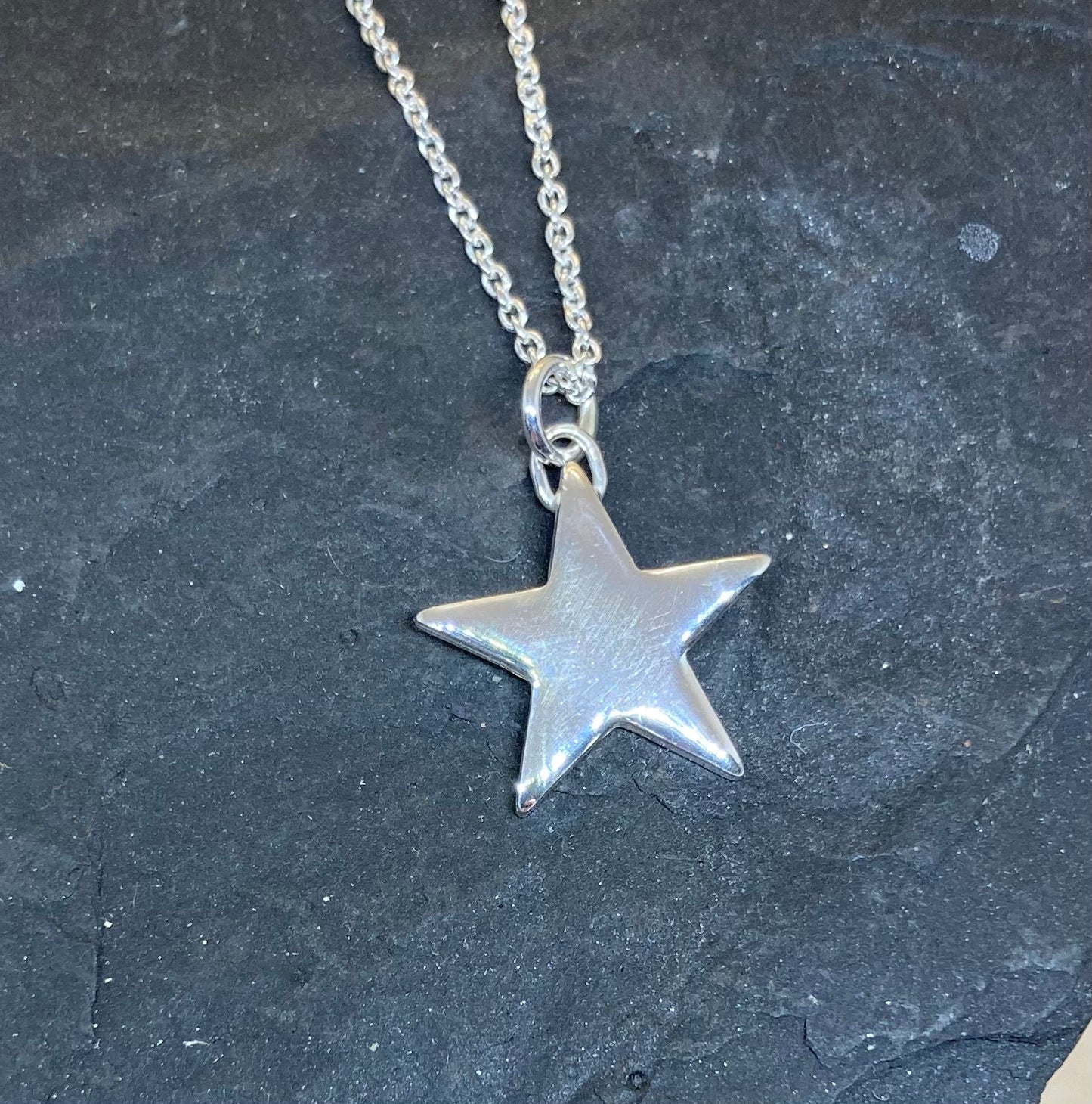 Sterling silver star pendant