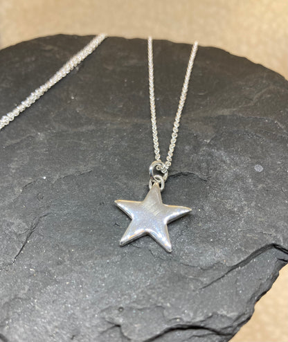 Sterling silver star pendant