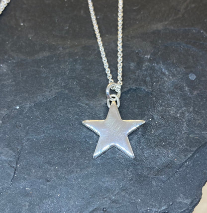 Sterling silver star pendant