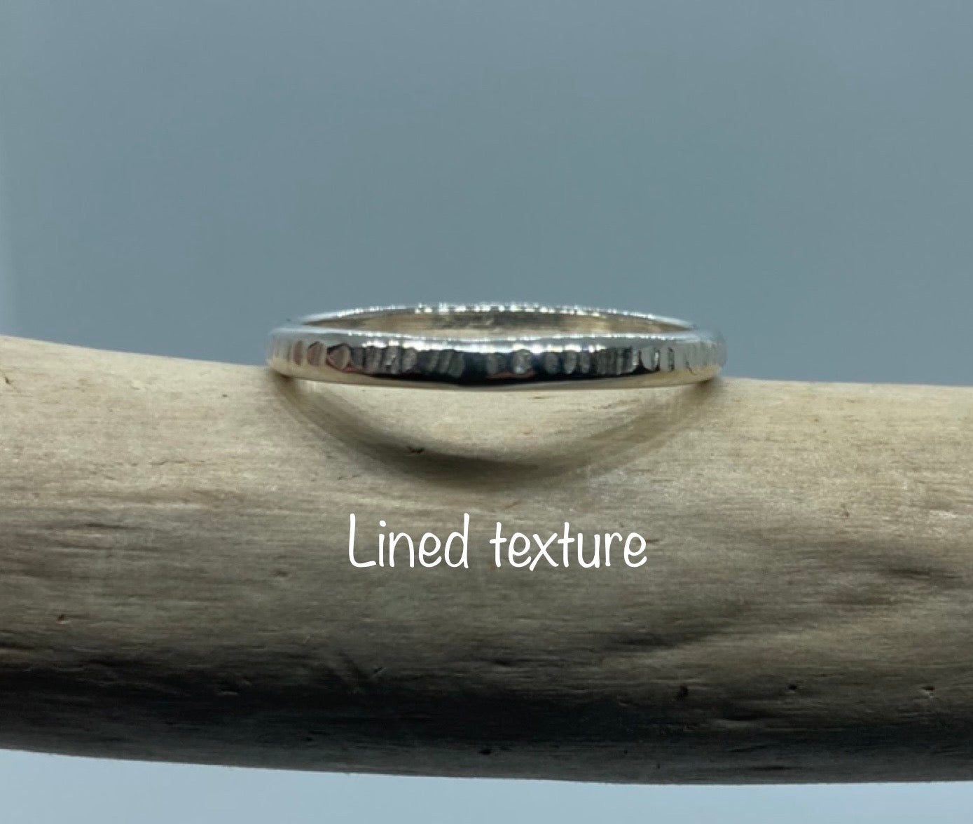 Sterling silver stacking ring