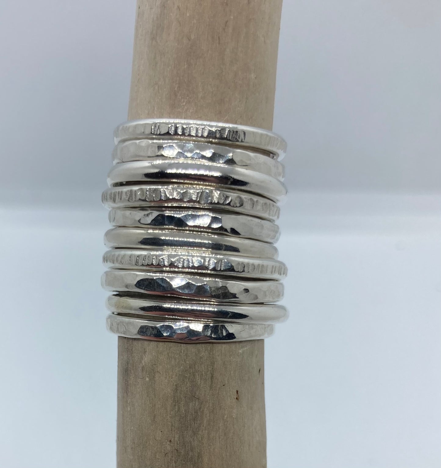 Sterling silver stacking ring