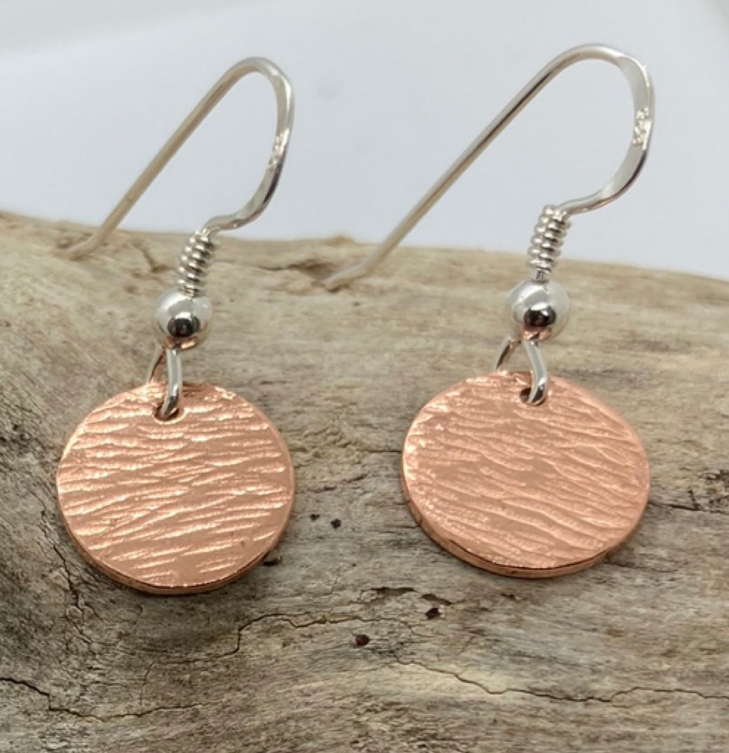 Copper Dangle Earrings