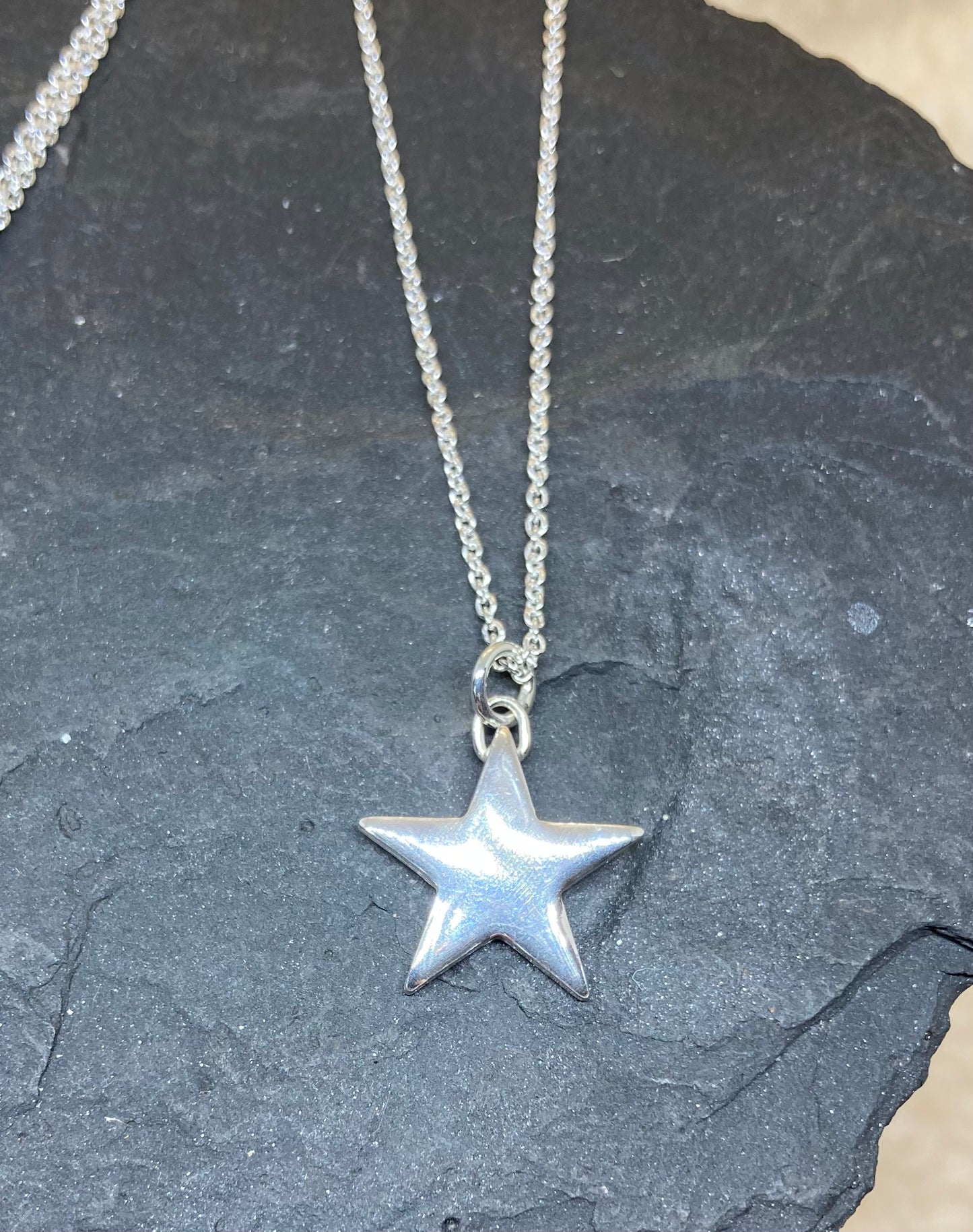 Sterling silver star pendant